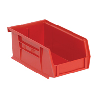 Ultra Stack & Hang Bin, 4-1/8" W x 3" H x 7-3/8" D, Red Groupe Generik
