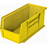 Ultra Stack & Hang Bin, 5-1/2" W x 5" H x 10-7/8" D, Yellow Groupe Generik