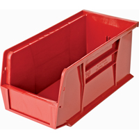 Ultra Stack & Hang Bin, 5-1/2" W x 5" H x 10-7/8" D, Red Groupe Generik