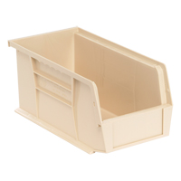 Ultra Stack & Hang Bin, 5-1/2" W x 5" H x 10-7/8" D, Ivory Groupe Generik