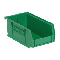 Ultra Stack & Hang Bin, 4-1/8" W x 3" H x 7-3/8" D, Green Groupe Generik