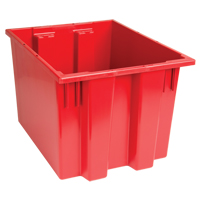 Contenants Stack & Nest, 13" x 19,5" x 15,5", Rouge Groupe Generik