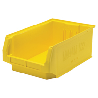 Contenants g&eacute;ants empilables, 12,375" la x 19,75" p x 7,875" h, Jaune Groupe Generik