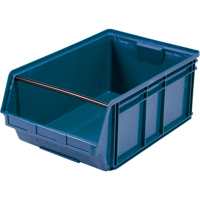 Contenants g&eacute;ants empilables, 18,375" la x 29" p x 11,875" h, Bleu Groupe Generik