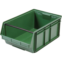Contenants g&eacute;ants empilables, 18,375" la x 29" p x 11,875" h, Vert Groupe Generik