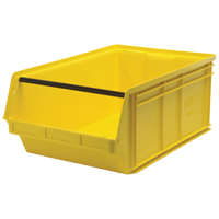 Contenants g&eacute;ants empilables, 18,375" la x 29" p x 11,875" h, Jaune Groupe Generik