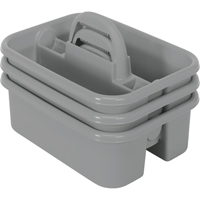 BOITE RANGEMENT,OUTILS,18 1/4X13 3/4X8 3/4,GRIS, 8-3/4" x 13-3/8" x 13-3/8", Gris Groupe Generik