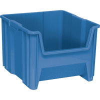 Contenants &agrave; empiler g&eacute;ants, 16,5" la x 17,5" p x 12,5" h, Bleu Groupe Generik