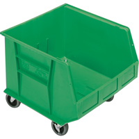 Bac mobile, 14" ha x 16-1/2" la x 18" p, Capacit&eacute; de 75 lb, Vert Groupe Generik