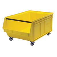 Bac mobile MAGNUM, 14-7/8" ha x 18-3/8" la x 29" p, Capacit&eacute; de 150 lb, Jaune Groupe Generik