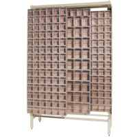 Syst&egrave;me de stockage &agrave; glissi&egrave;re &agrave; bacs basculants autonome, 48" la x 18" p x 77" h, 303 tiroirs Groupe Generik