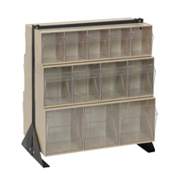 Tip-Out Bins Stand, 23-5/8" W x 16" D x 28" H, 24 Drawers Groupe Generik