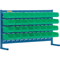 Rayonnage &agrave; persienne avec bacs, 32 bacs, 36" la x 8-1/4" p x 22" h Groupe Generik