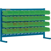 Rayonnage &agrave; persienne avec bacs, 32 bacs, 36" la x 8-1/4" p x 22" h Groupe Generik