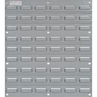 Metal Louvered Panel Bin Support Rack, 16 Bins, 18" W x 1/8" D x 19" H Groupe Generik