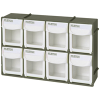 Heavy-Duty Tilt Bin, 11-3/4" W x 2-3/4" D x 7-7/8" H, 8 Drawers Groupe Generik