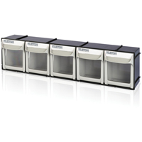 Bac basculant robuste, 23-1/2" la x 4" p x 5-7/8" h, 5 tiroirs Groupe Generik