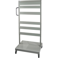 Servante mobile de bacs &agrave; plateaux inclinables - chariot seulement, &agrave; deux c&ocirc;t&eacute;s, 26-1/4" la x 22" p x 57-1/2" h Groupe Generik