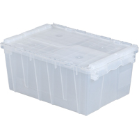 Contenants de distribution Flipak en plastique polypropyl&egrave;ne (PP), 21,8" x 15,2" x 9,3", Transparent Groupe Generik