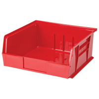 Stack & Hang Bin, 11" W x 5" H x 10-7/8" D, Red Groupe Generik