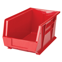 Stack & Hang Bin, 8-1/4" W x 7" H x 14-3/4" D, Red Groupe Generik