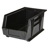 Stack & Hang Bin, 8-1/4" W x 7" H x 14-3/4" D, Black Groupe Generik