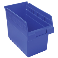 Bacs pour &eacute;tag&egrave;re Store-Max, 6-5/8" la x 8" H x 11-5/8" p, Bleu, Capacit&eacute; 44 lb Groupe Generik