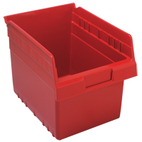 Bacs pour &eacute;tag&egrave;re Store-Max, 8-3/8" la x 8" H x 11-5/8" p, Rouge, Capacit&eacute; 44 lb Groupe Generik