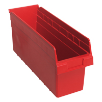 Bacs pour &eacute;tag&egrave;re Store-Max, 6-5/8" la x 8" H x 17-7/8" p, Rouge, Capacit&eacute; 56 lb Groupe Generik