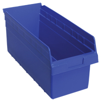 Bacs pour &eacute;tag&egrave;re Store-Max, 8-3/8" la x 8" H x 17-7/8" p, Bleu, Capacit&eacute; 56 lb Groupe Generik