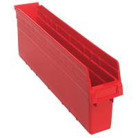 Bacs pour &eacute;tag&egrave;re Store-Max, 4-3/8" la x 8" H x 23-5/8" p, Rouge, Capacit&eacute; 68 lb Groupe Generik
