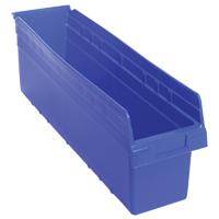 Bacs pour &eacute;tag&egrave;re Store-Max, 6-5/8" la x 8" H x 23-5/8" p, Bleu, Capacit&eacute; 68 lb Groupe Generik