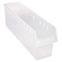 Bacs pour &eacute;tag&egrave;re Store-Max, 6-5/8" la x 8" H x 23-5/8" p, Transparent, Capacit&eacute; 68 lb Groupe Generik