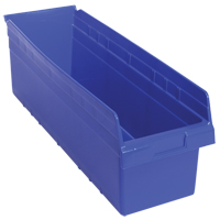 Bacs pour &eacute;tag&egrave;re Store-Max, 8-3/8" la x 8" H x 23-5/8" p, Bleu, Capacit&eacute; 68 lb Groupe Generik