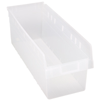 Bacs pour &eacute;tag&egrave;re Store-Max, 8-3/8" la x 8" H x 23-5/8" p, Transparent, Capacit&eacute; 68 lb Groupe Generik