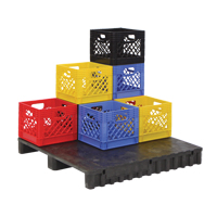 Caisse en plastique pour produits laitiers Groupe Generik