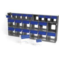 Tilt Bins Unit, 23-5/8" W x 3-5/8" D x 11-1/6" H, 21 Drawers Groupe Generik