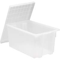 Contenant robuste Stack & Nest, 15" x 19,5" x 29,5", Transparent Groupe Generik