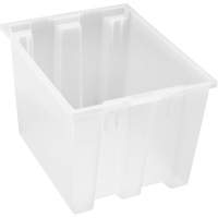 Contenant robuste Stack & Nest, 13" x 15,5" x 19,5", Transparent Groupe Generik