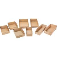 Boîtes profondes en carton ondul&eacute;, 11-3/4" la x 17-1/4" p x 4-1/2" h, Beige Groupe Generik