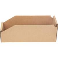Boîtes profondes en carton ondul&eacute;, 3-3/4" la x 11-1/4" p x 4-1/2" h, Beige Groupe Generik