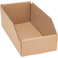 Boîtes profondes en carton ondul&eacute;, 5-3/4" la x 11-1/4" p x 4-1/2" h, Beige Groupe Generik