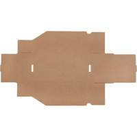 Boîtes profondes en carton ondul&eacute;, 5-3/4" la x 11-1/4" p x 4-1/2" h, Beige Groupe Generik