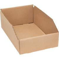 Boîtes profondes en carton ondul&eacute;, 7-5/8" la x 11-5/16" p x 4-1/2" h, Beige Groupe Generik