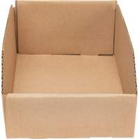 Boîtes profondes en carton ondul&eacute;, 7-5/8" la x 11-5/16" p x 4-1/2" h, Beige Groupe Generik