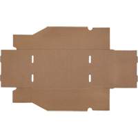 Boîtes profondes en carton ondul&eacute;, 7-5/8" la x 11-5/16" p x 4-1/2" h, Beige Groupe Generik
