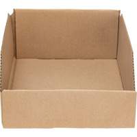 Boîtes profondes en carton ondul&eacute;, 8-3/4" la x 11-1/4" p x 4-1/2" h, Beige Groupe Generik