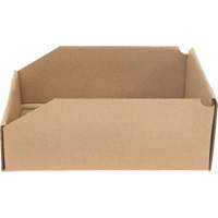Boîtes profondes en carton ondul&eacute;, 8-3/4" la x 11-1/4" p x 4-1/2" h, Beige Groupe Generik