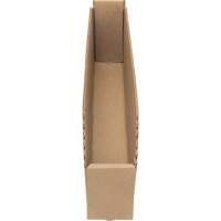 Boîtes profondes en carton ondul&eacute;, 2-7/8" la x 17-1/4" p x 4-1/2" h, Beige Groupe Generik