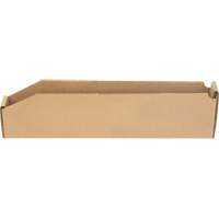Boîtes profondes en carton ondul&eacute;, 2-7/8" la x 17-1/4" p x 4-1/2" h, Beige Groupe Generik